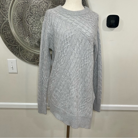 Autumn Cashmere Grey Knit Sweater Size : Medium - Picture 2 of 9